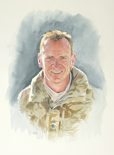 Lt Col Bennett Portrait by Simon Taylor